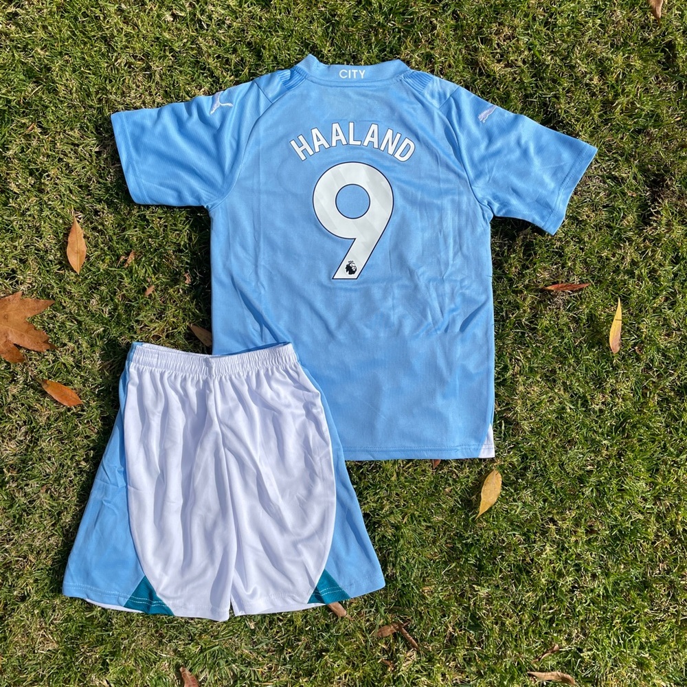 Kids Haaland Soccer Jersey